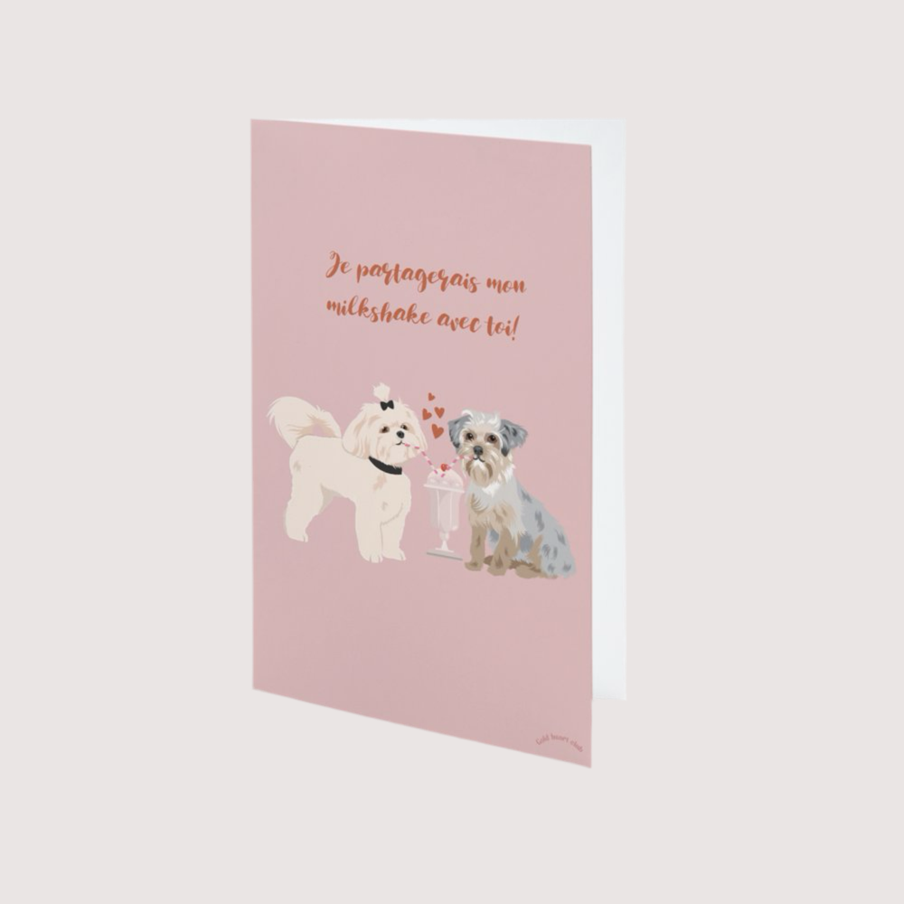 Milkshake - Carte de souhait