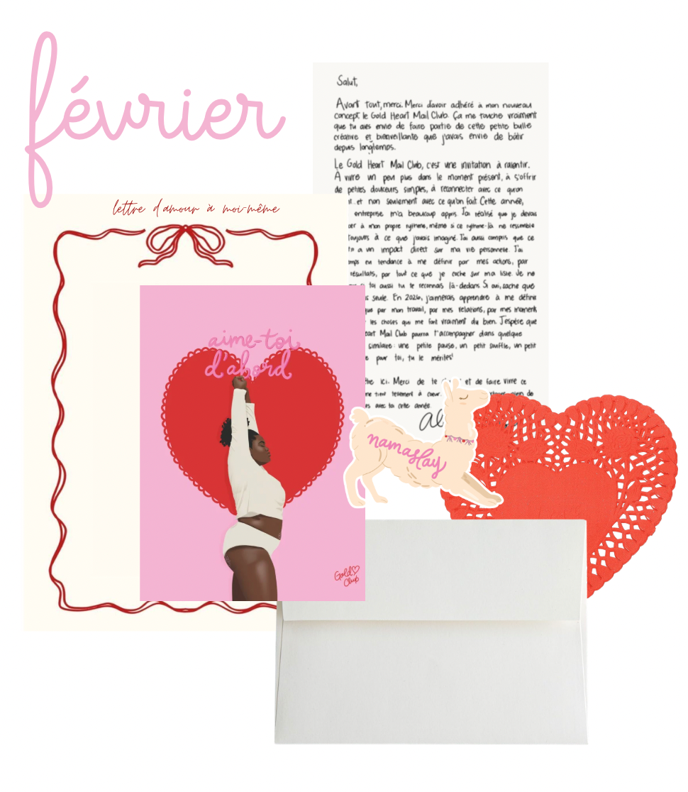 Gold Heart Mail Club – Abonnement Mensuel
