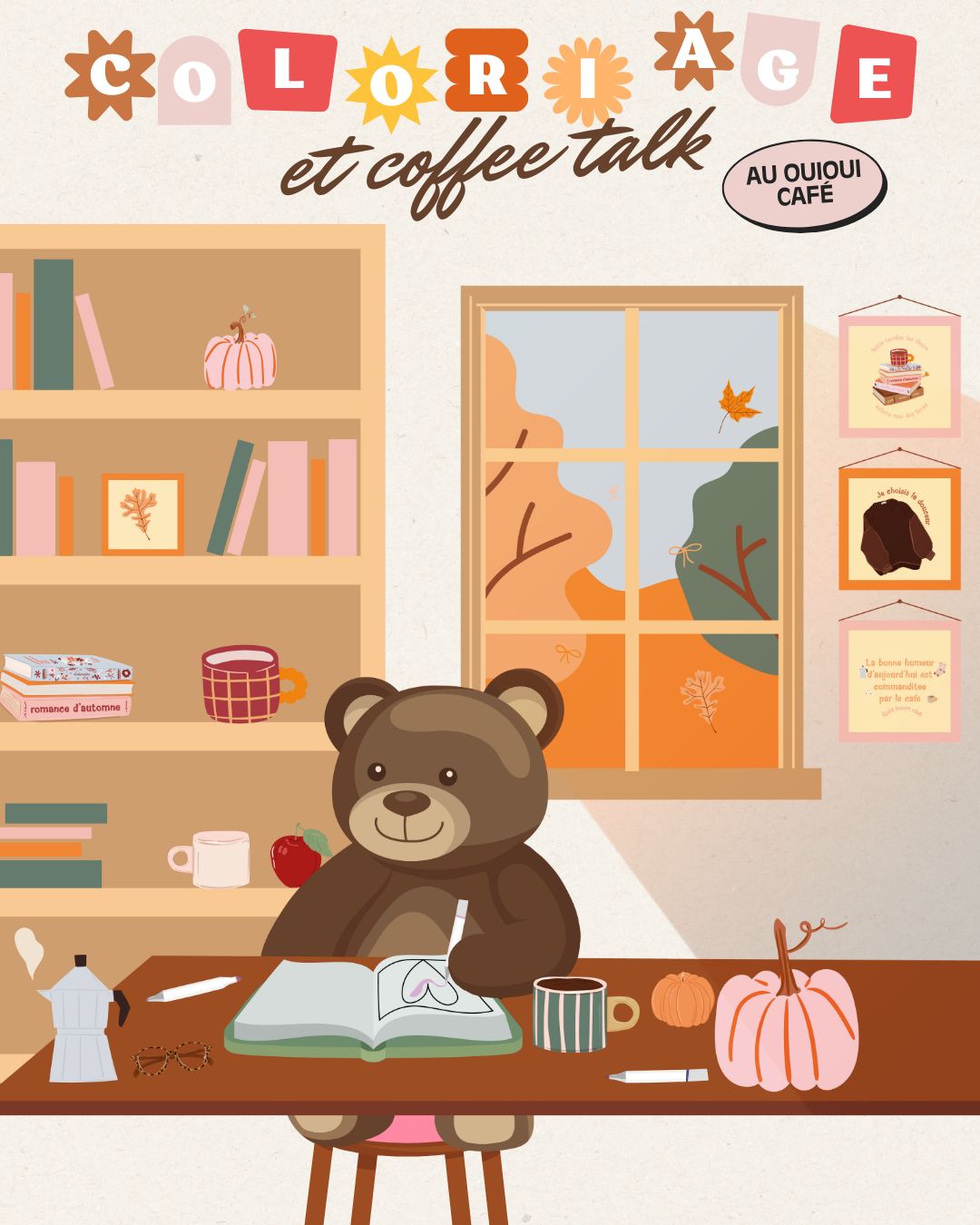 Coloriage & Coffee talk | Québec