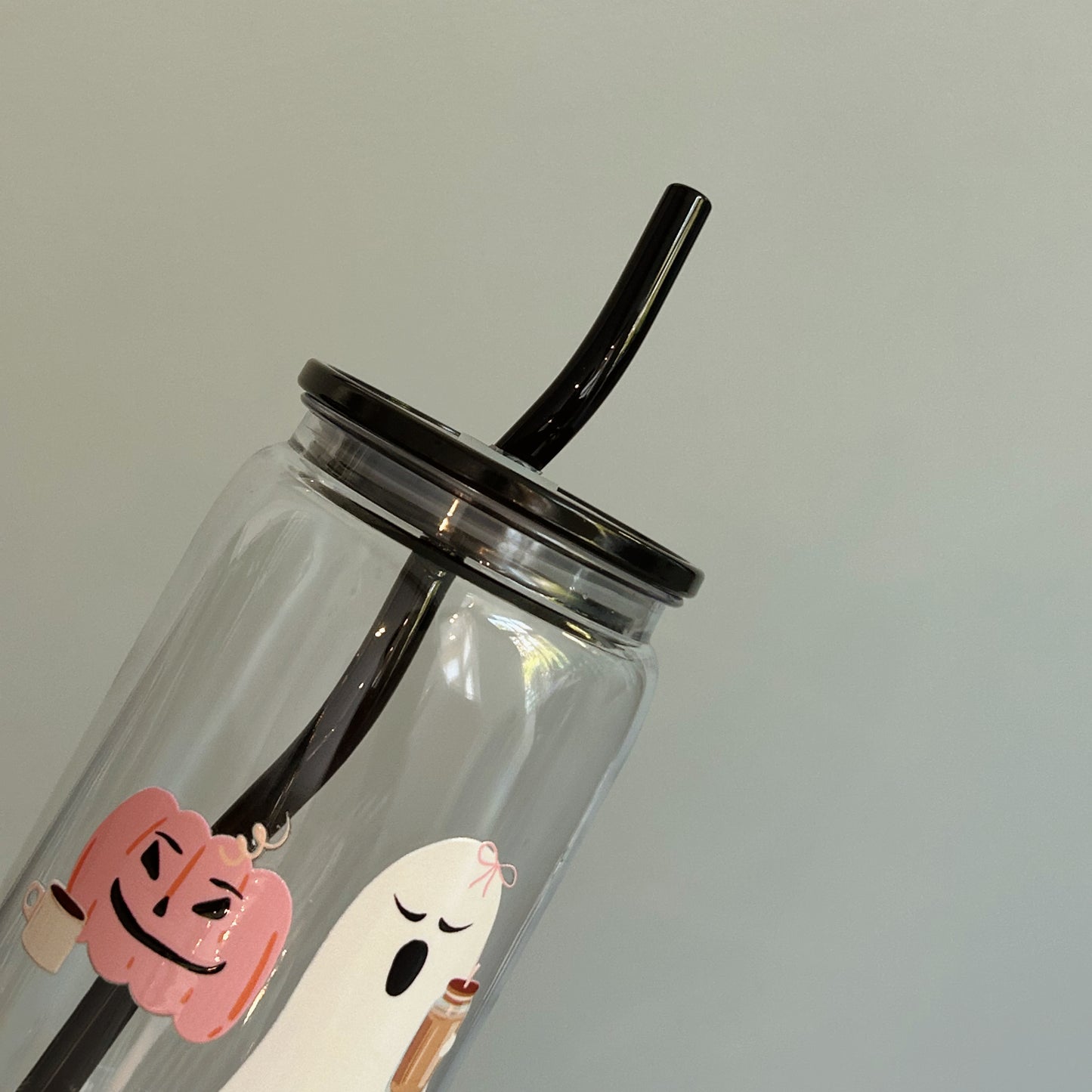 Paille en verre torsadée