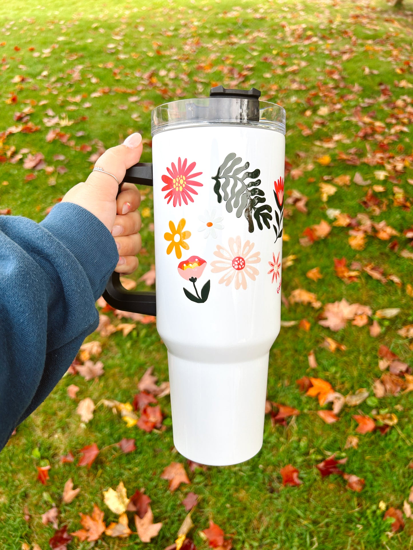 Tumbler illustré fait au Québec Gold Heart Club