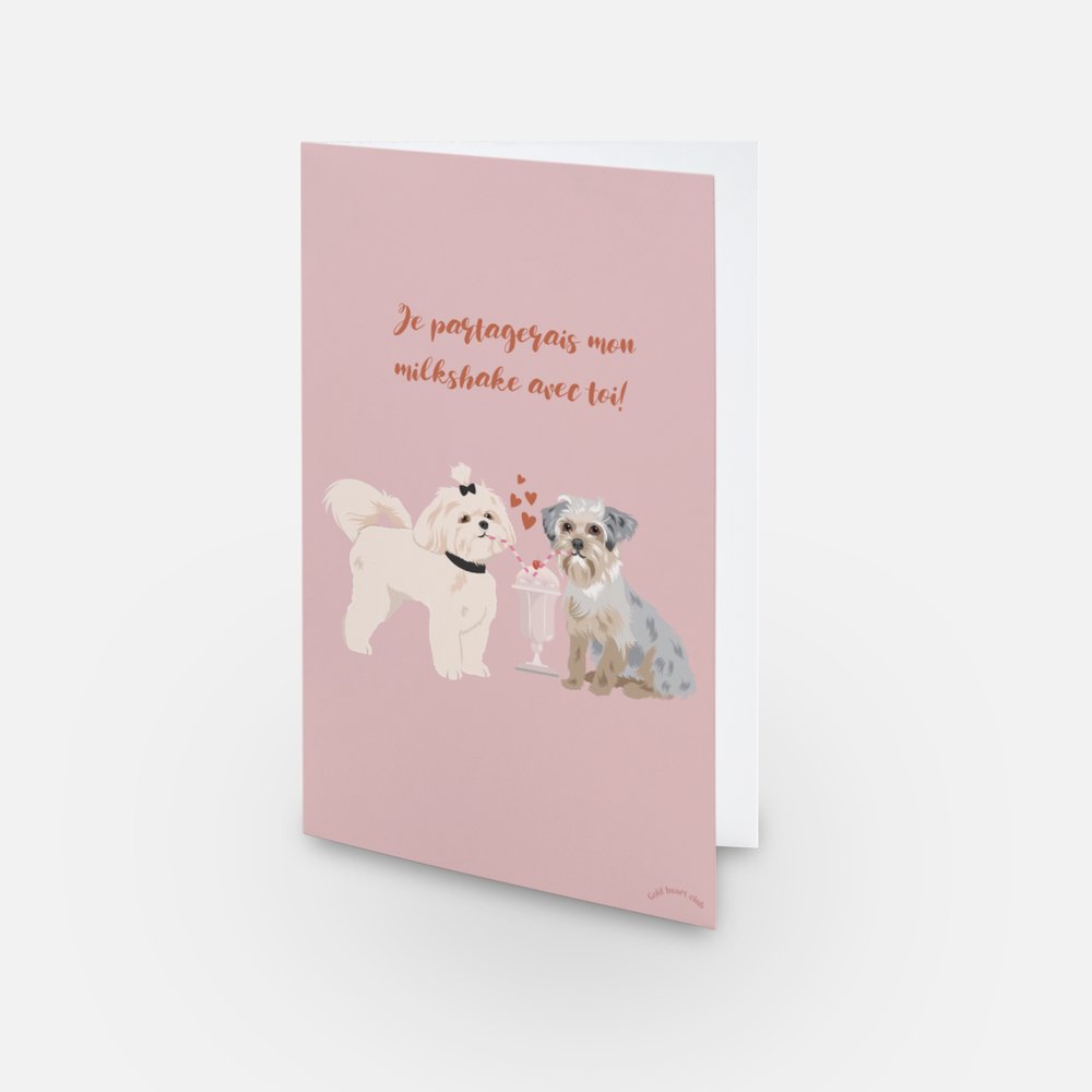 Milkshake - Carte de souhait