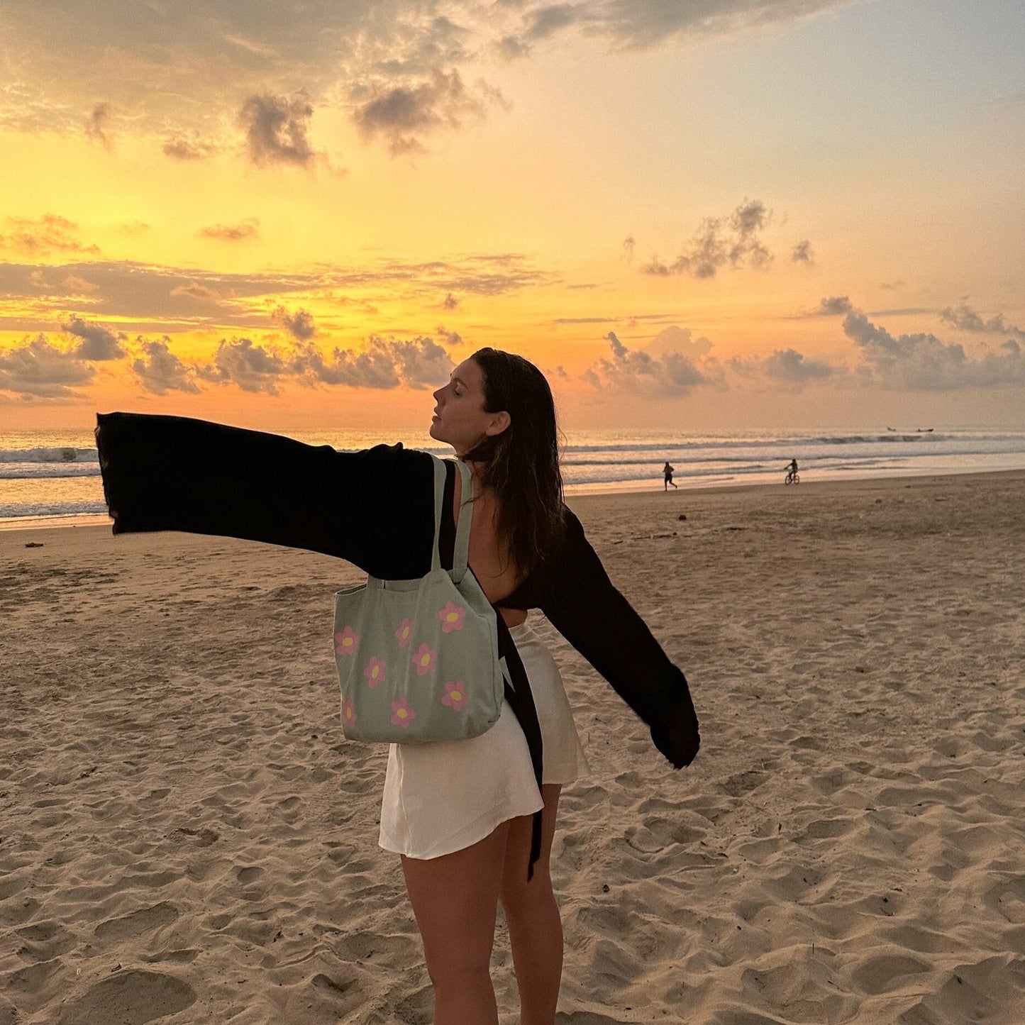 Sage tote bag