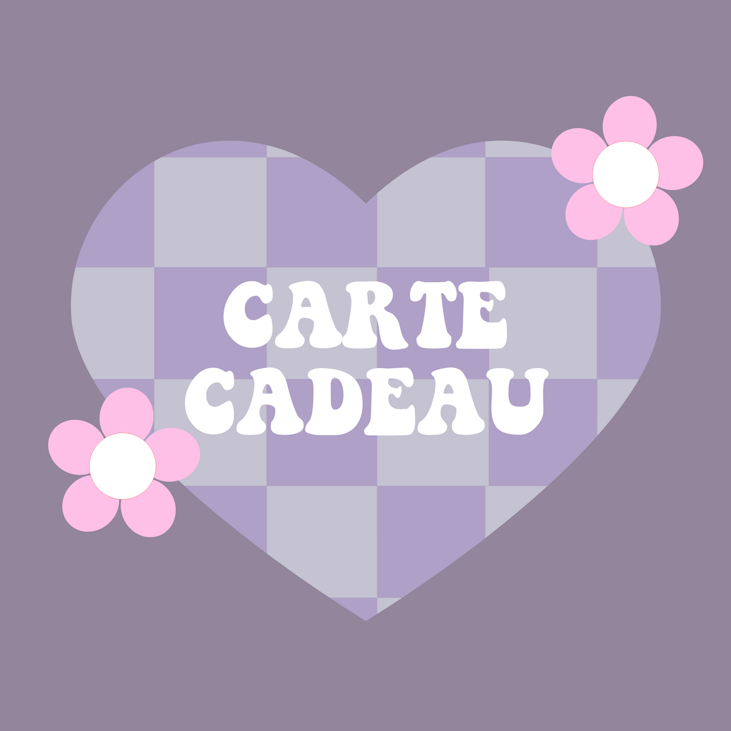 Carte cadeau de bonheur
