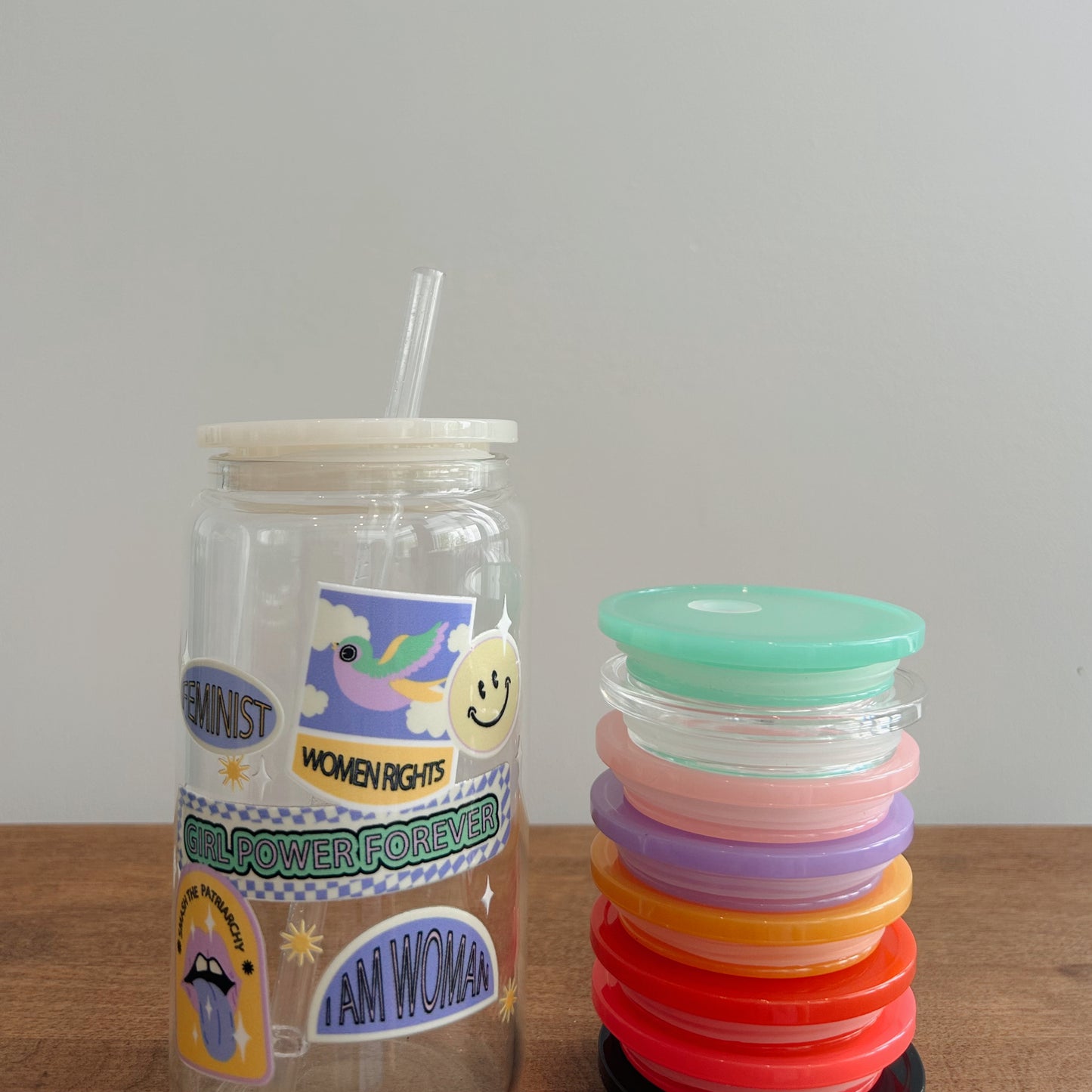 Couvercle pour verre 16 oz
