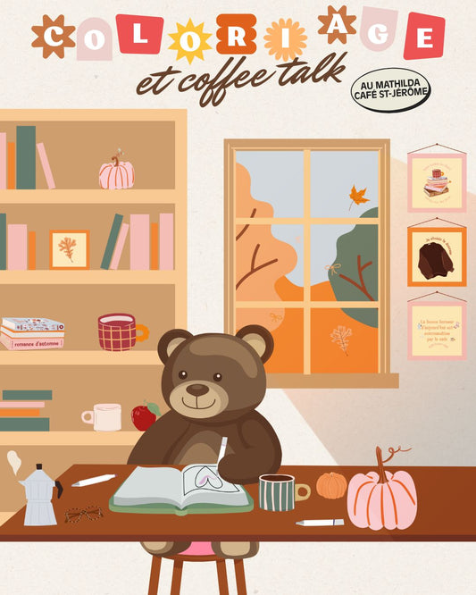 Atelier de coloriage au Québec