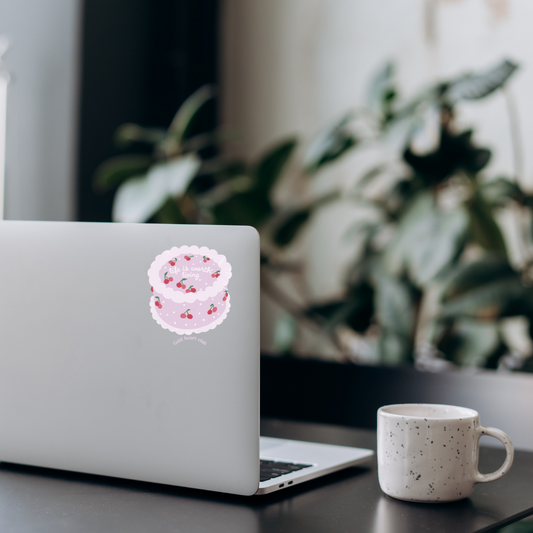 Autocollant Life is Worth Living Papeterie Artistique