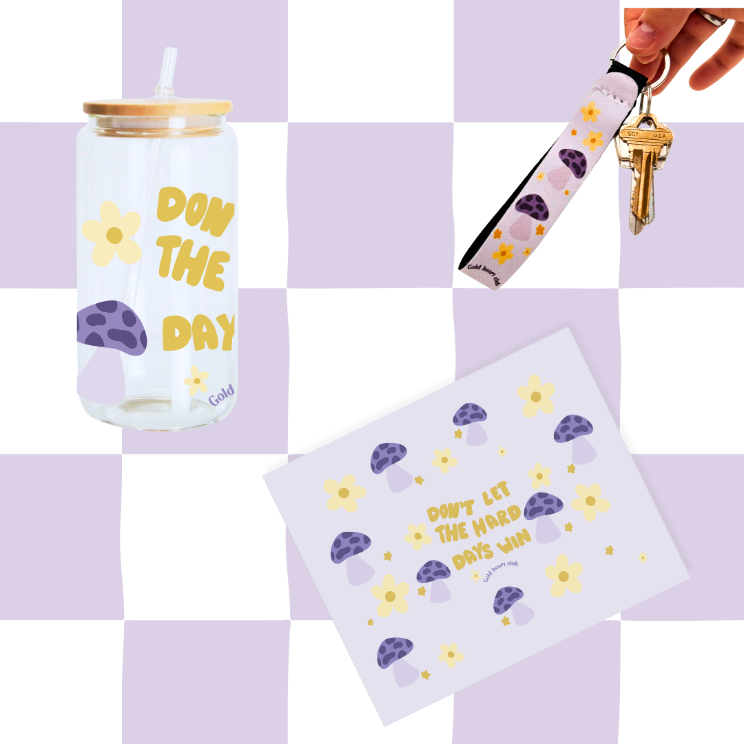 Bundle Champignon idée cadeau créatif Gold Heart Club