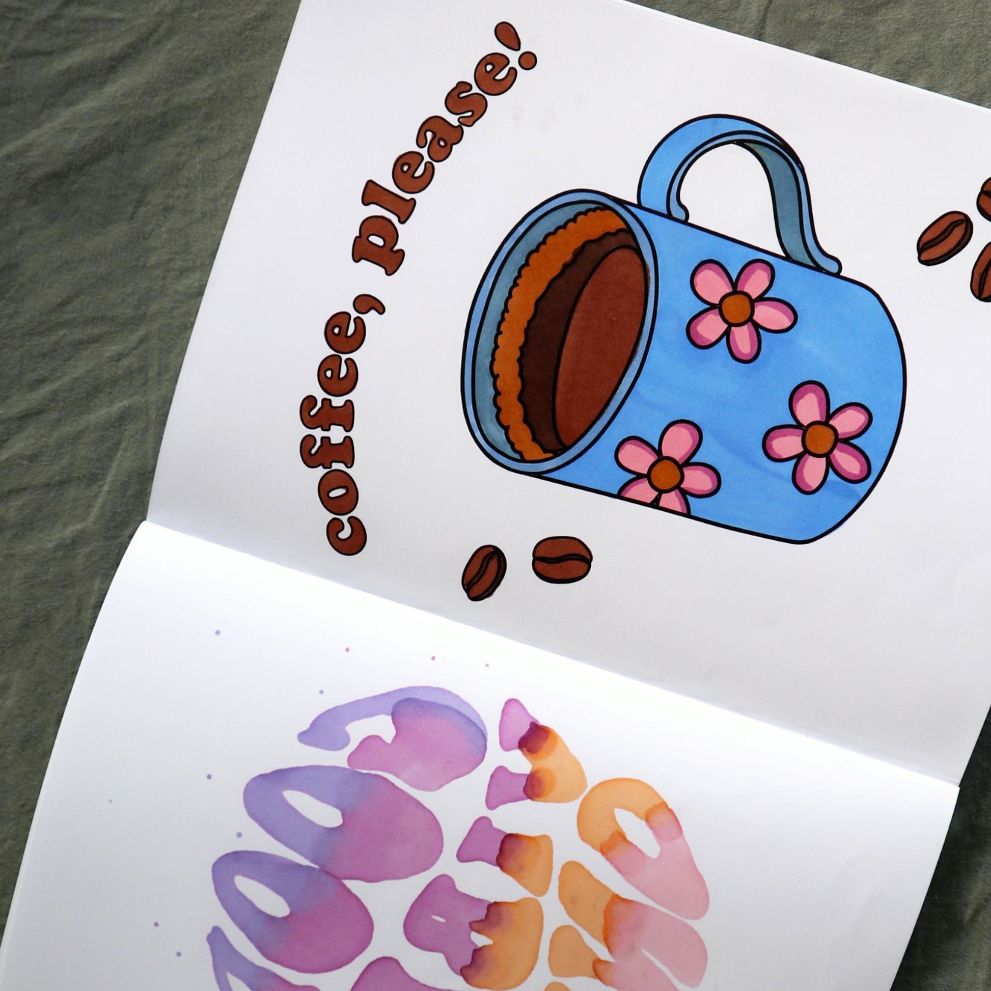 Cahier à colorier adulte Volume 1 idée cadeau créatif Gold Heart Club