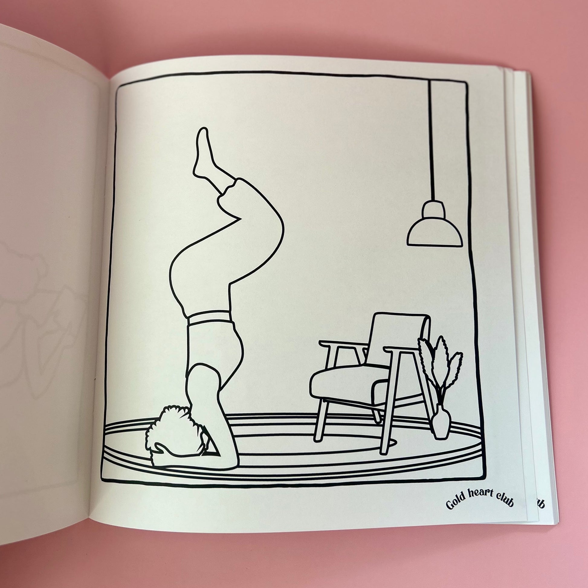 Cahier à colorier adulte Vol 4 illustré au Québec Gold Heart Club