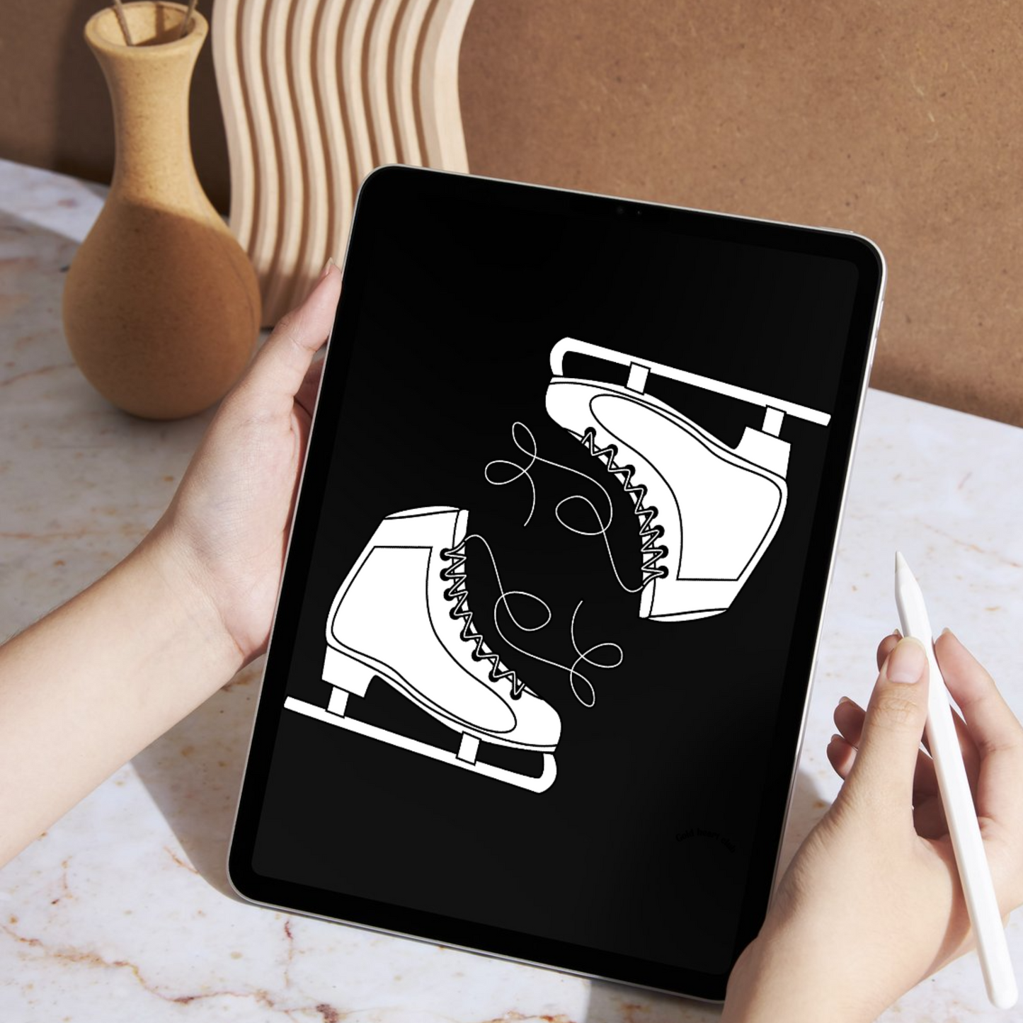 Cahier à colorier adulte numérique Calendrier de l'avent illustré et imprimé au Québec