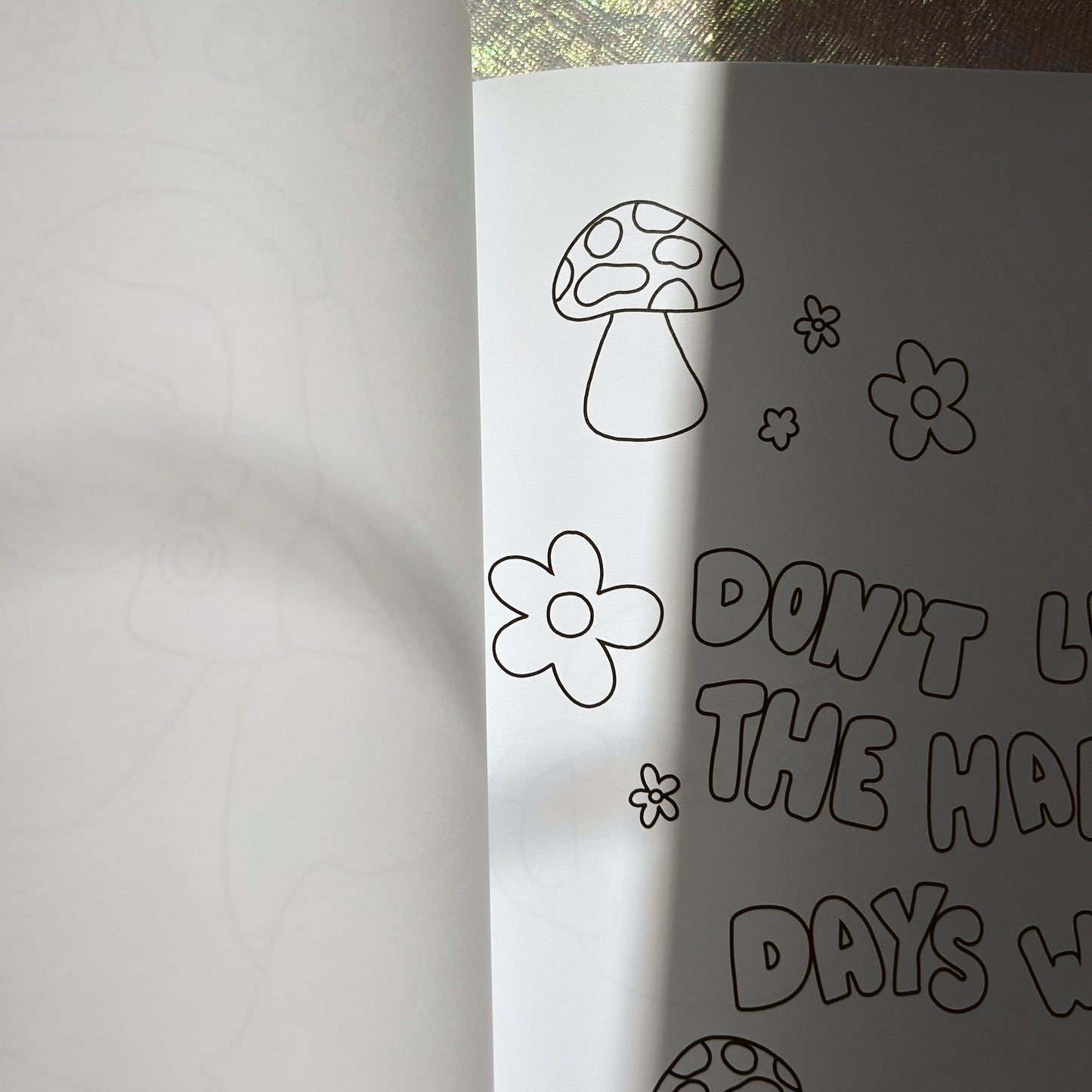 Cahier à colorier adulte Volume 1 idée cadeau créatif Gold Heart Club