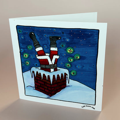 Cartes de Noël à colorier imprimé et illustré au Québec