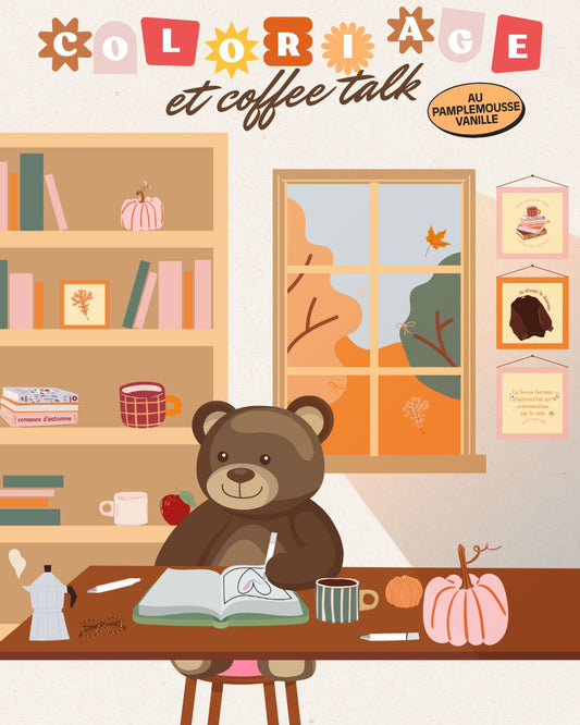 Coloriage & Coffee talk | Louiseville
