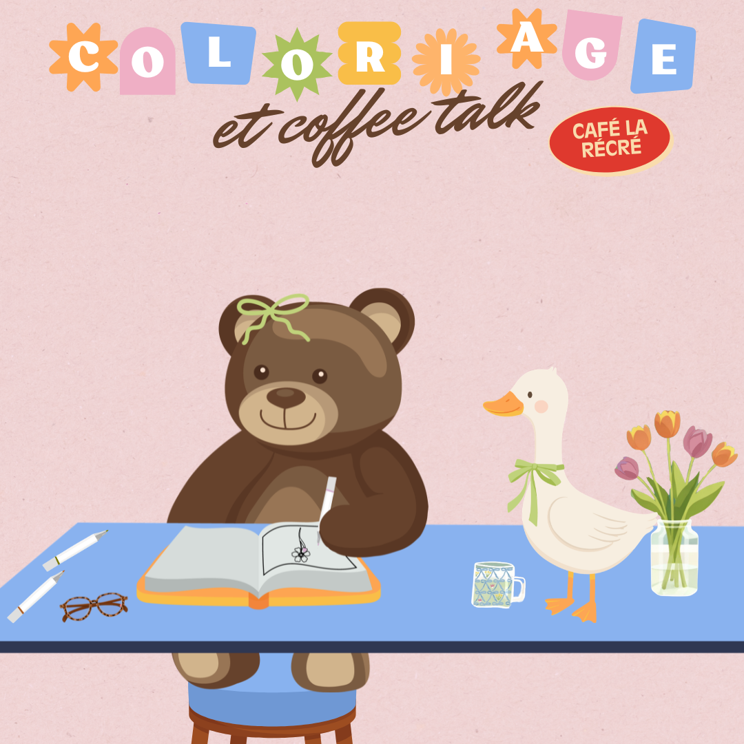 Coloring &amp; Coffee Talk | Cégep de Sherbrooke