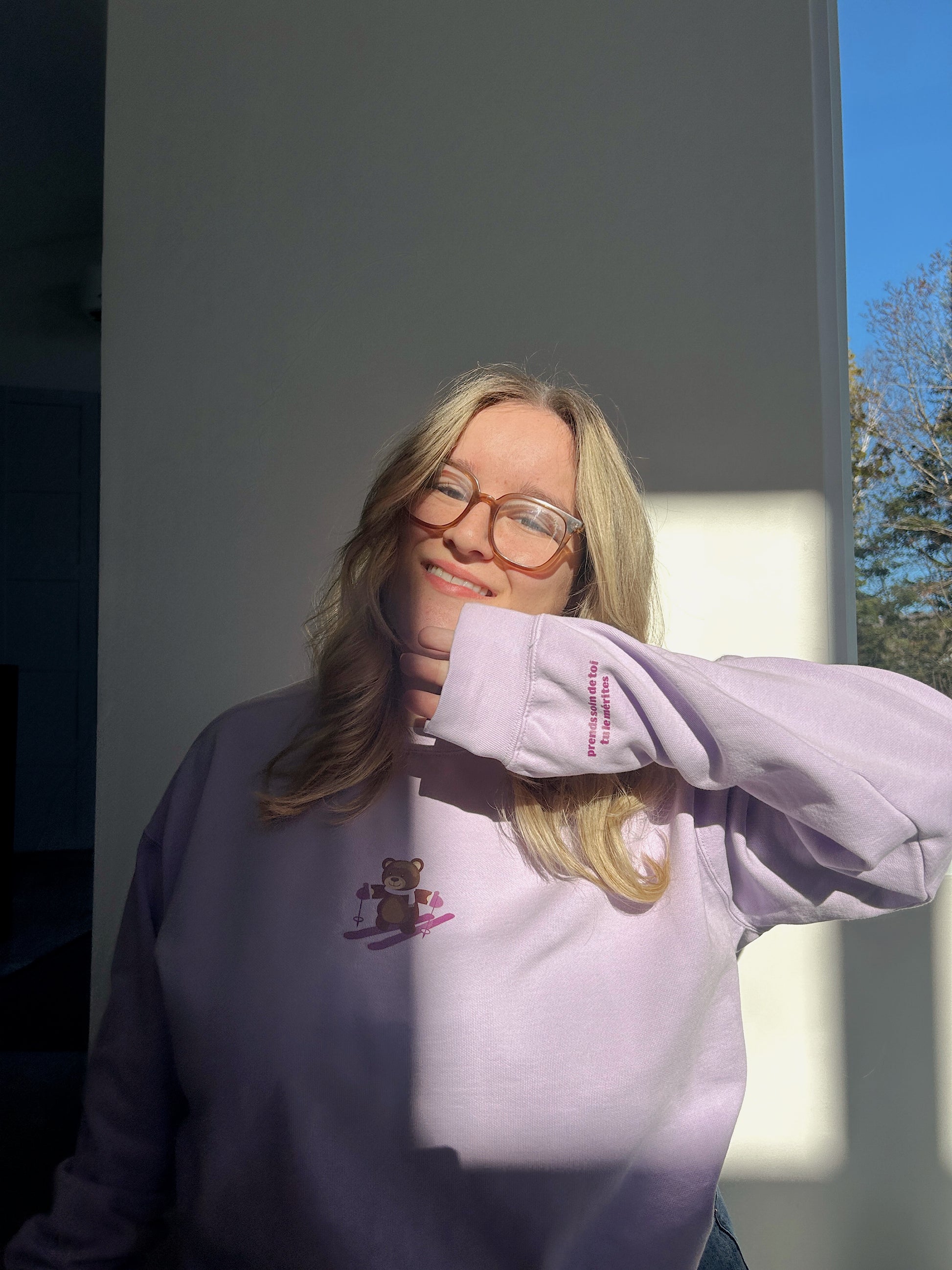 Coton ouaté femme de qualité Teddy Ski Gold Heart Club