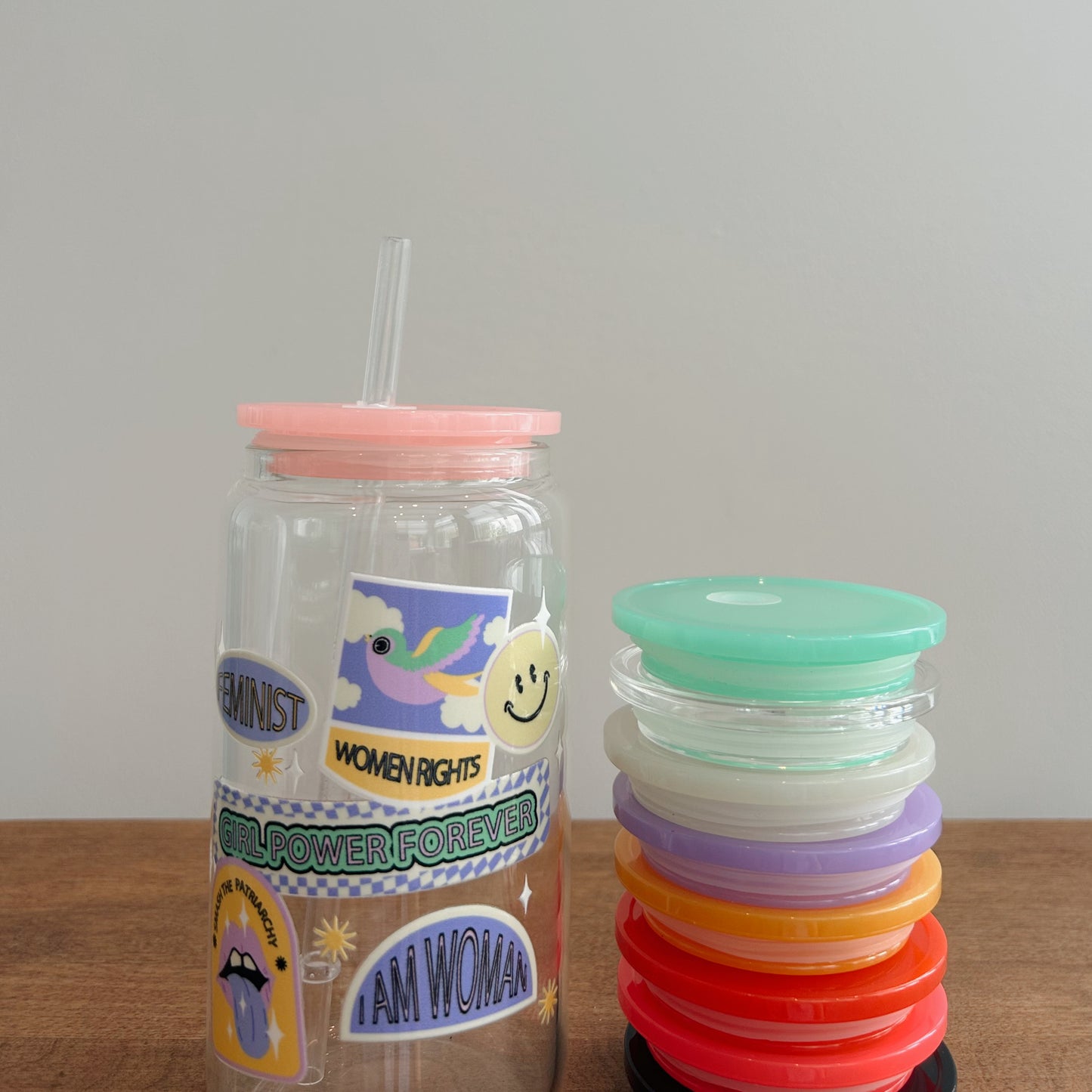 Couvercle pour verre 16 oz