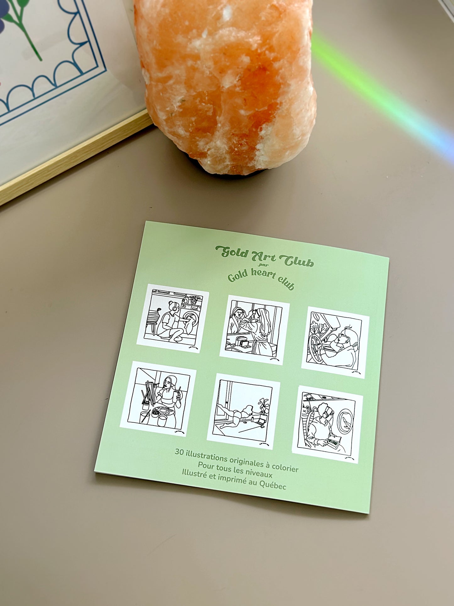 Cahier à colorier Gold Art Club - vol 5