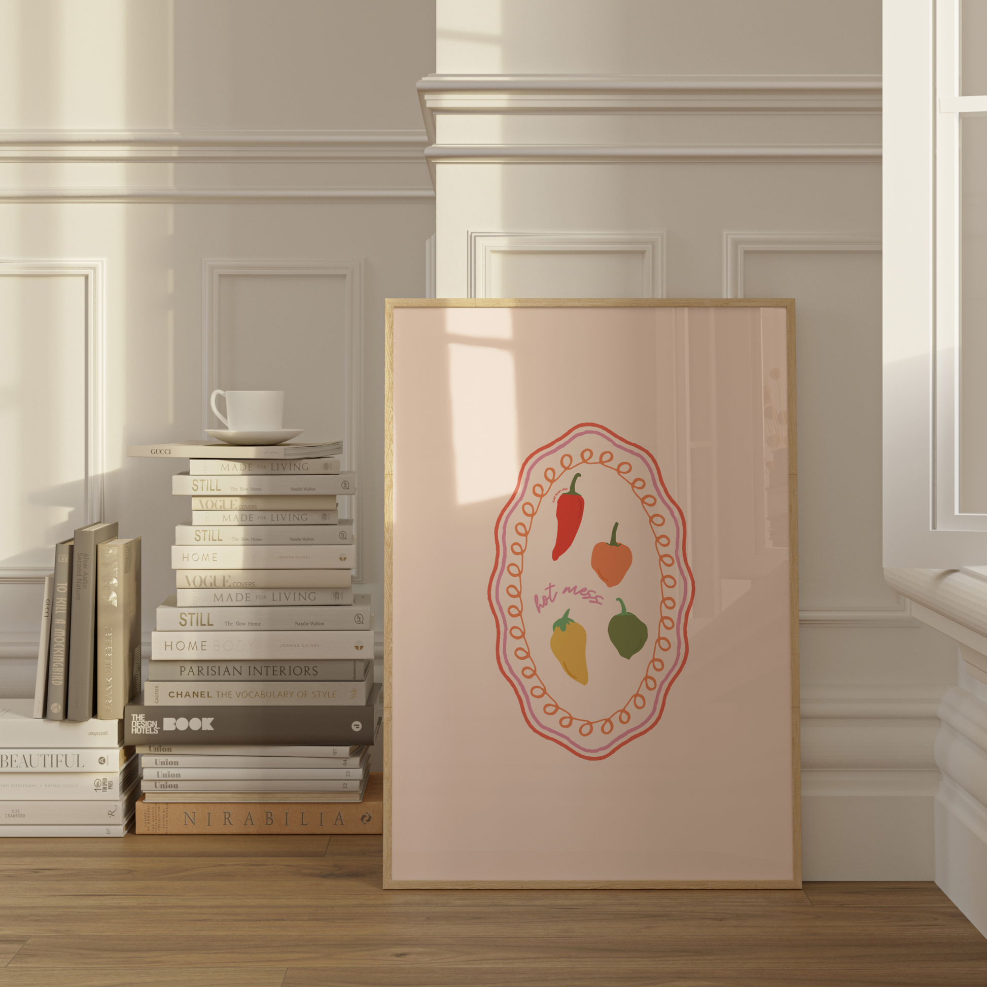 Illustration La Boqueria fait au Québec Gold Heart Club