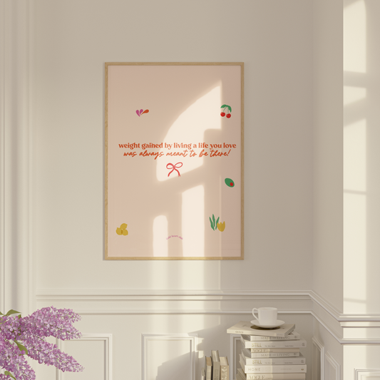 Illustration Living a life you love fait au Québec Gold Heart Club