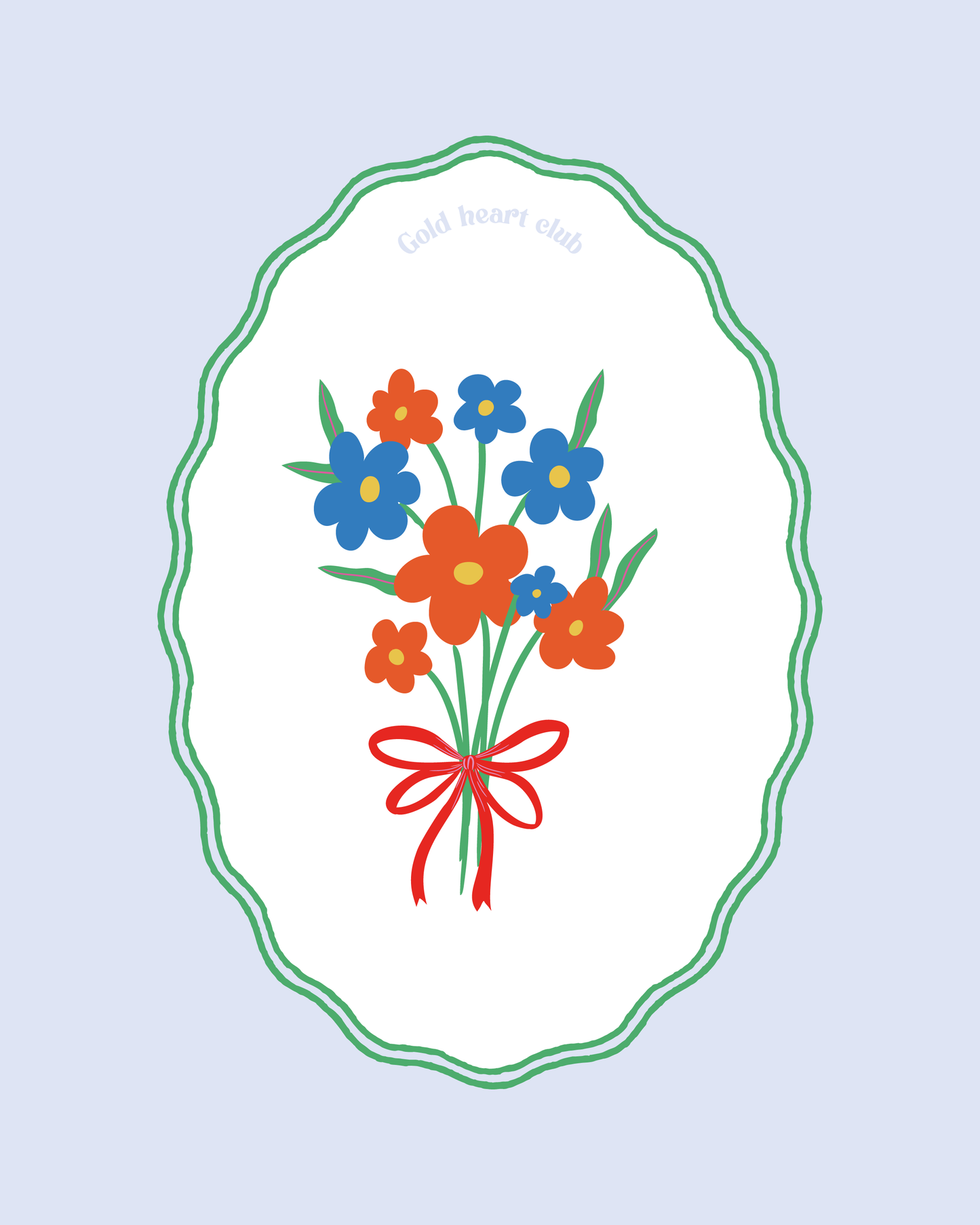 Illustration Parc Guell fait au Québec Gold Heart Club