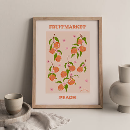 Illustration fait au Québec Fruit Market Gold Heart Club