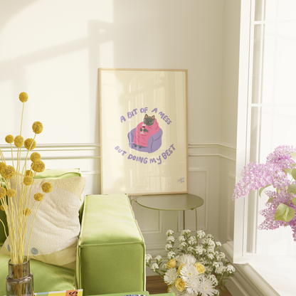 Illustration faite à la main au Québec Gold Heart Club