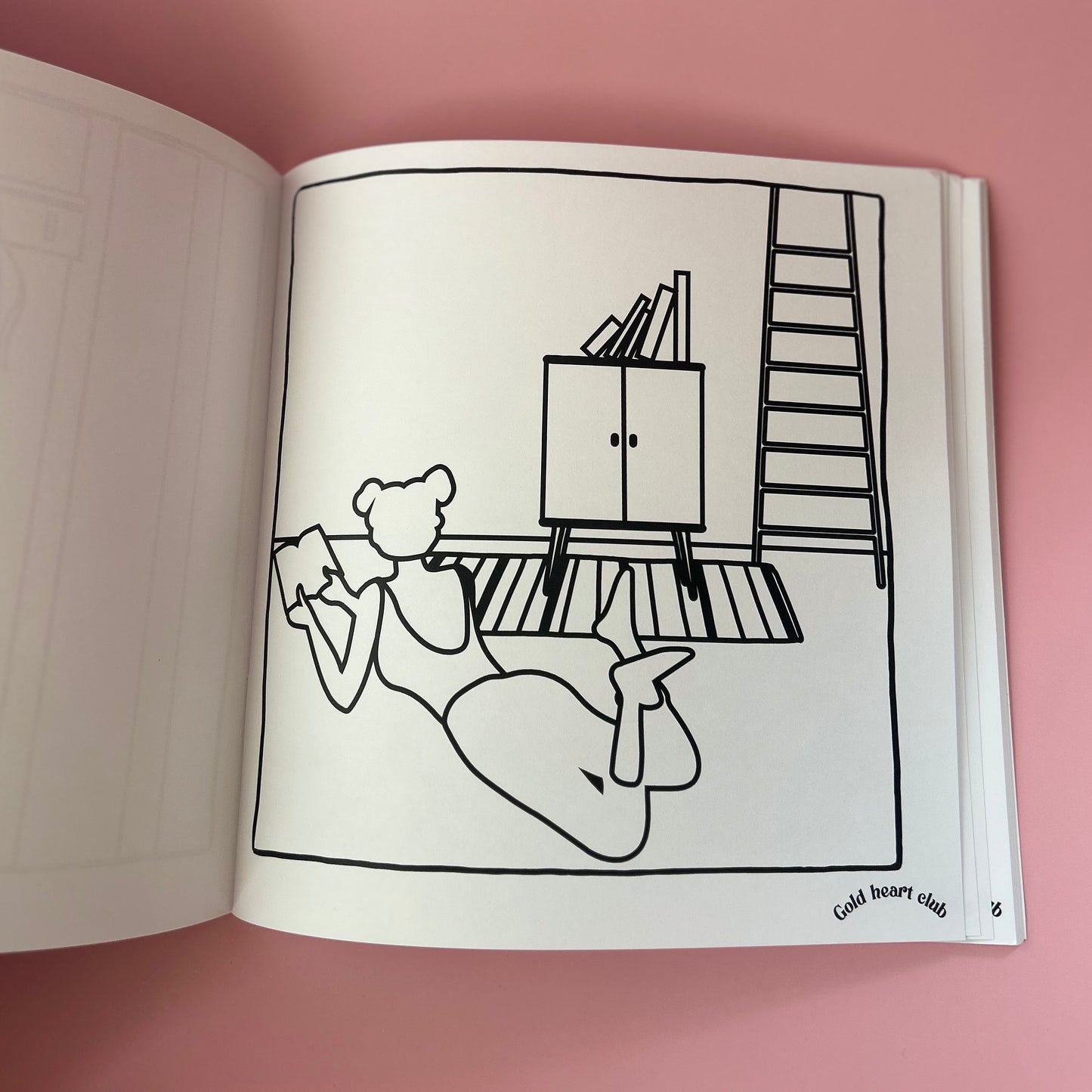 Cahier à colorier adulte Vol 4 illustré au Québec Gold Heart Club