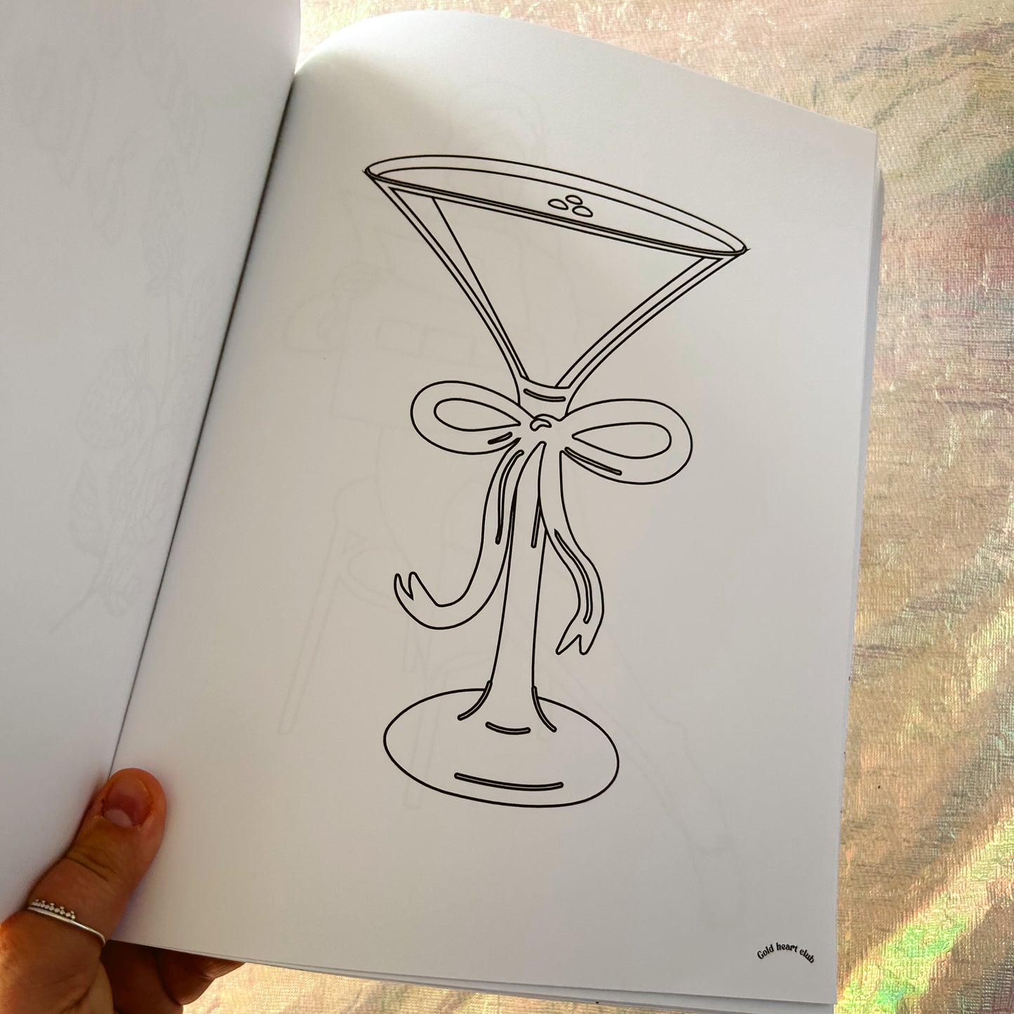 Cahier à colorier adulte Volume 1 idée cadeau créatif Gold Heart Club