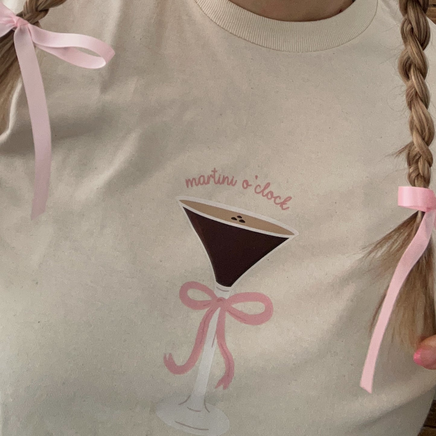 Longsleeve Espresso Martini beige pour femme Gold Heart Club