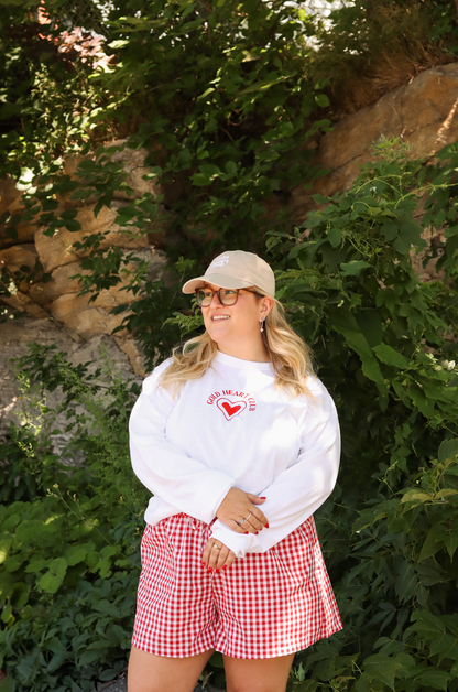 Longsleeve shirt pour femme Basic illustré au Québec Gold Heart Club