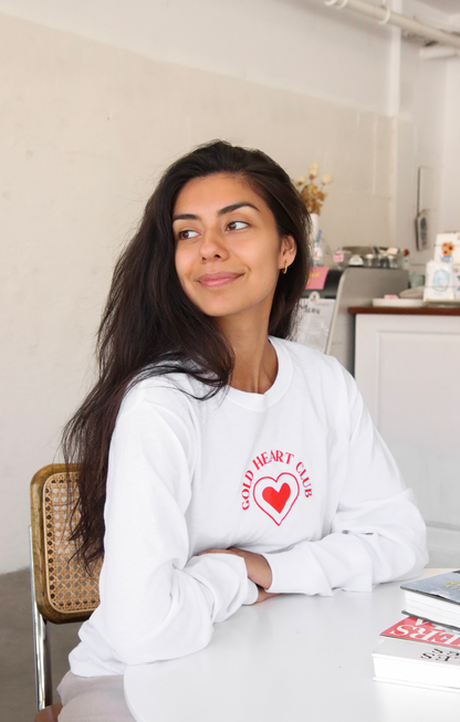 Longsleeve shirt pour femme Basic illustré au Québec Gold Heart Club