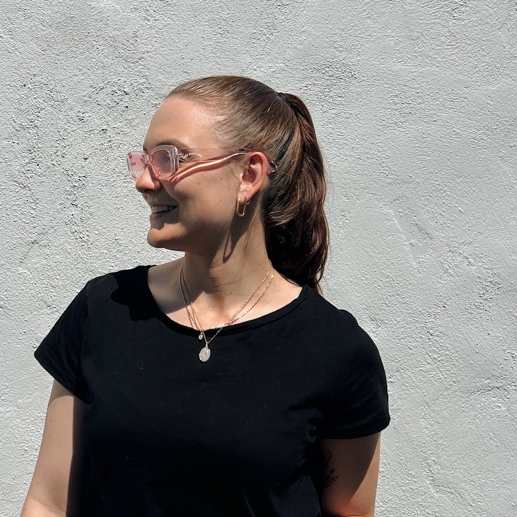 Lunettes soleil pour femme tendance Cake Gold Heart Club