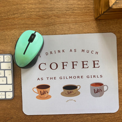 Tapis souris Coffee fait au Québec Gold Heart Club