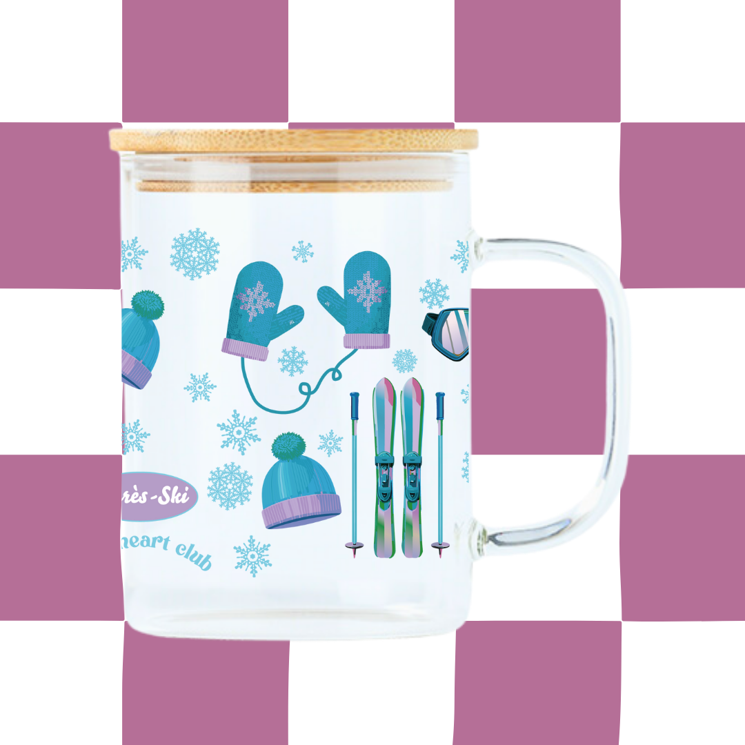 Tasse illustrée Après-Ski fait au Québec Gold Heart Club