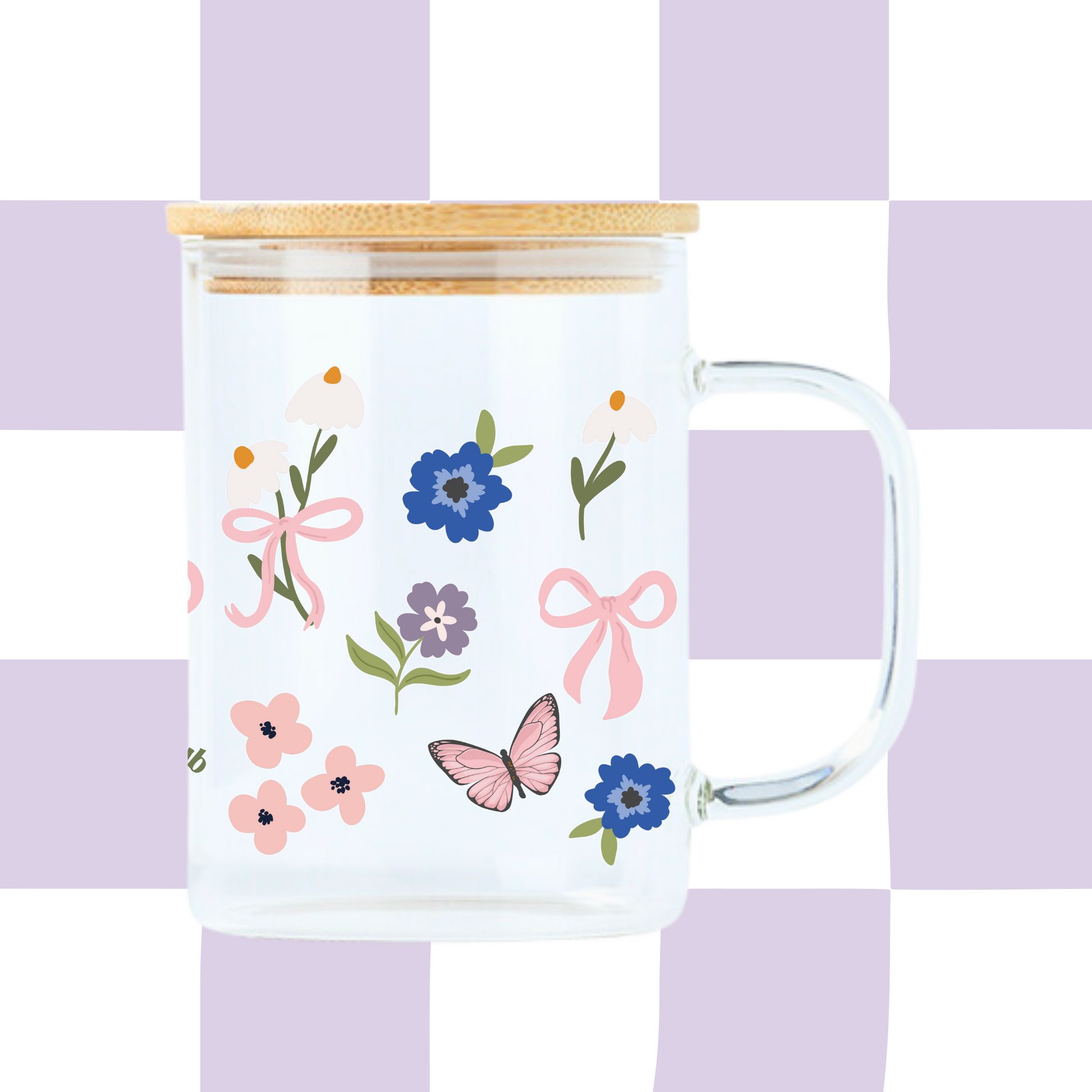 Tasse illustrée Bestie fait au Québec Gold Heart Club