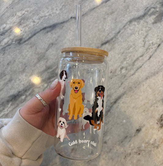 Tasse illustré Chiens Gold Heart Club 