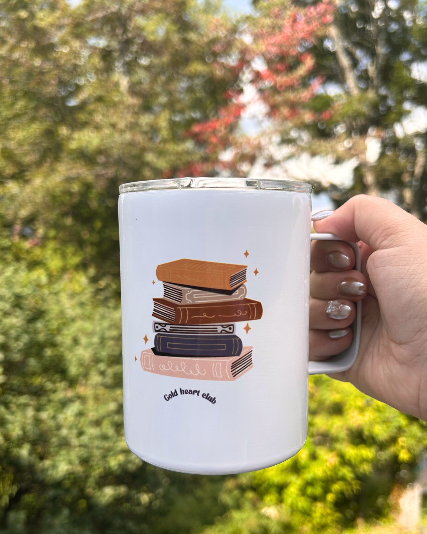 Tasse illustrée Chilton Gold Heart Club