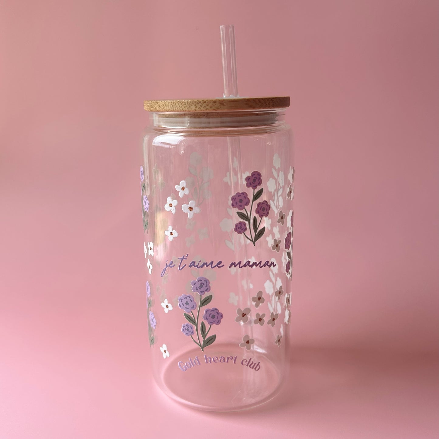 Tasse Je t'aime maman illustré Gold Heart Club