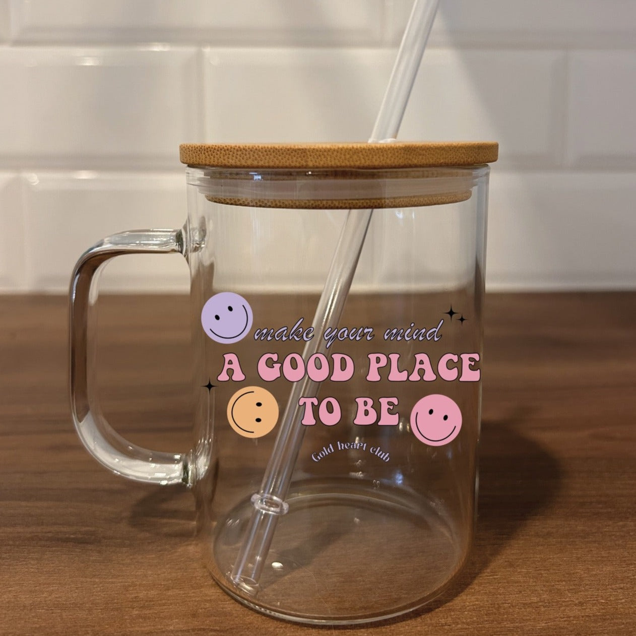 Tasse illustrée Make Your Mind Gold Heart Club