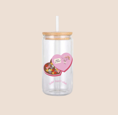 Tasse cute illustré au Québec Plein d'amour Gold Heart Club