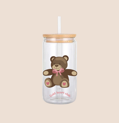Tasse cute illustré au Québec Teddy St-Valentin Gold Heart Club