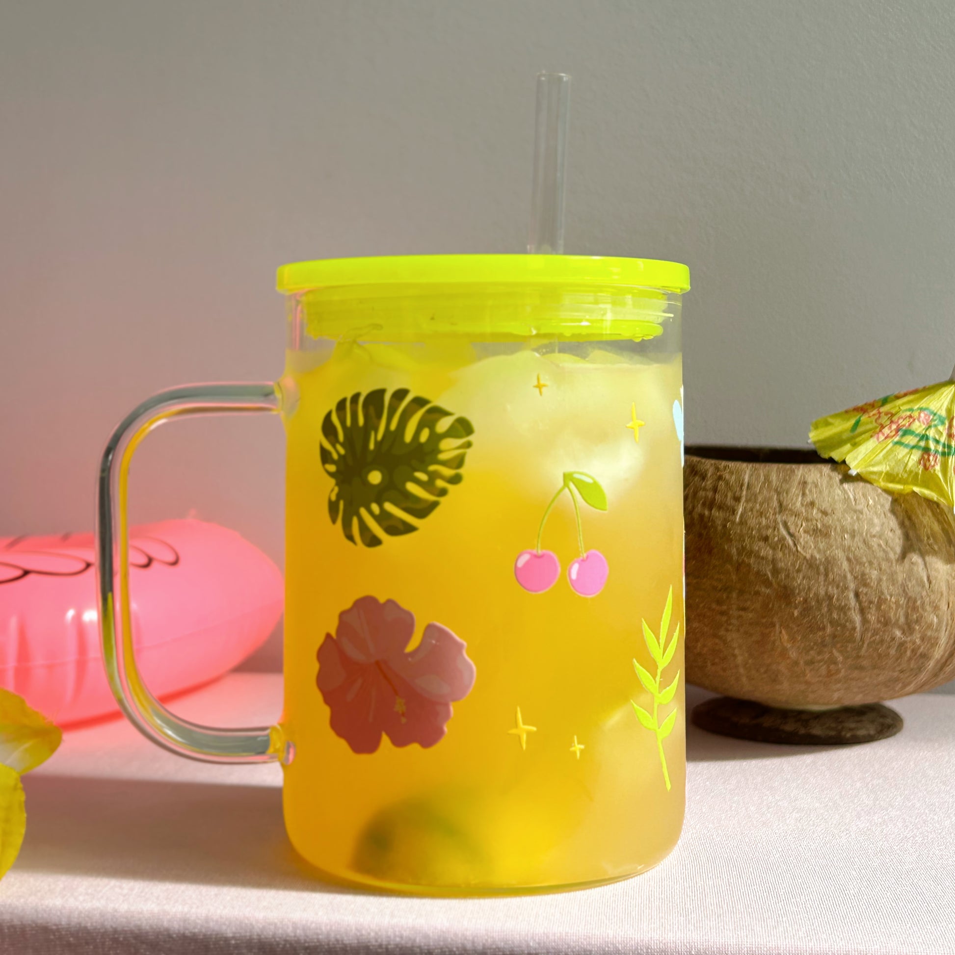 Tasse illustrée Tropico Disco Gold Heart Club