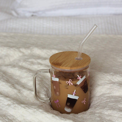 Tasse cute illustrée Coffee Girly Gold Heart Club