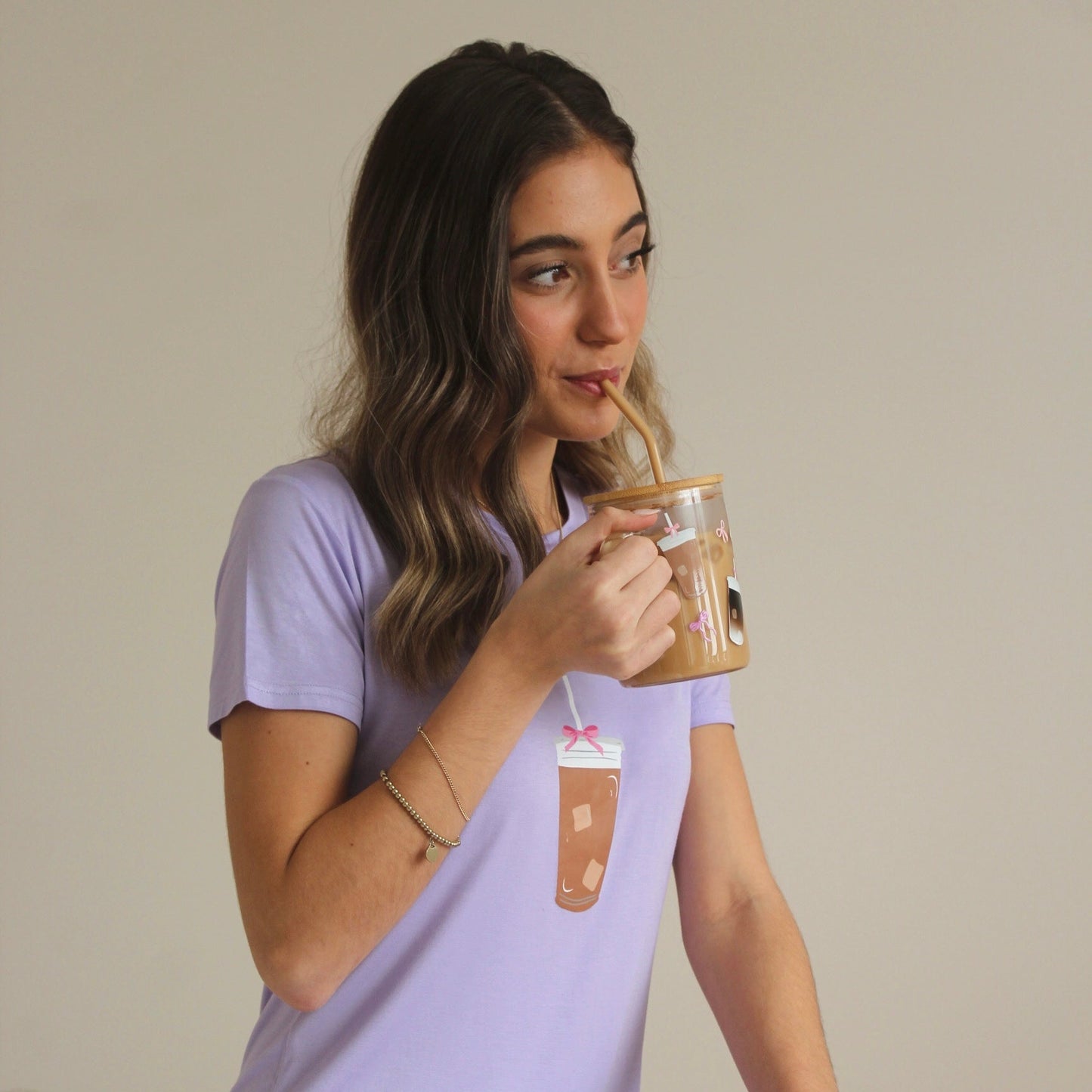 Tasse cute illustrée Coffee Girly Gold Heart Club