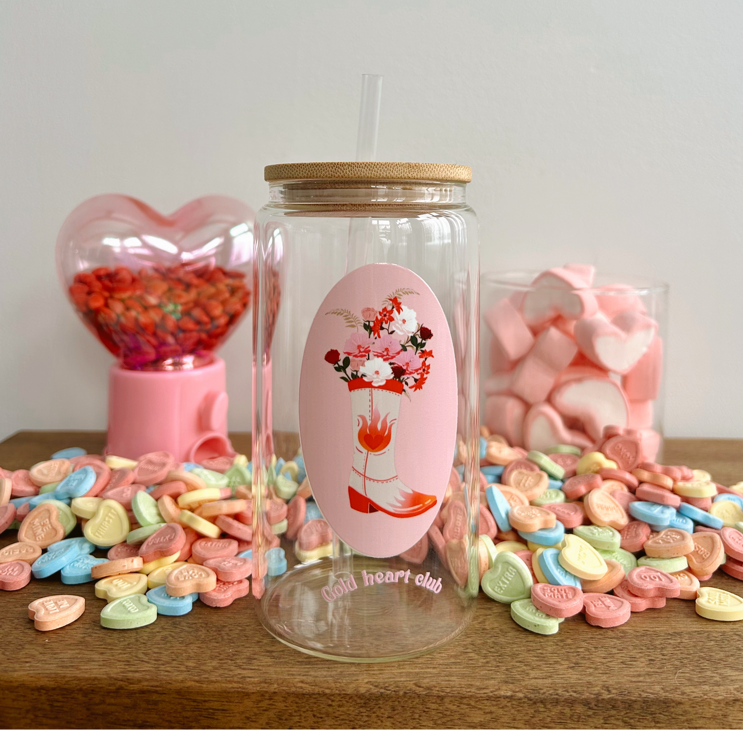 Tasse cute illustré au Québec Cowgirl Lover Gold Heart Club