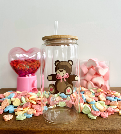 Tasse cute illustré au Québec Teddy St-Valentin Gold Heart Club