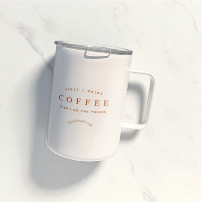 Tasse illustrée Stars Hollow Gold Heart Club