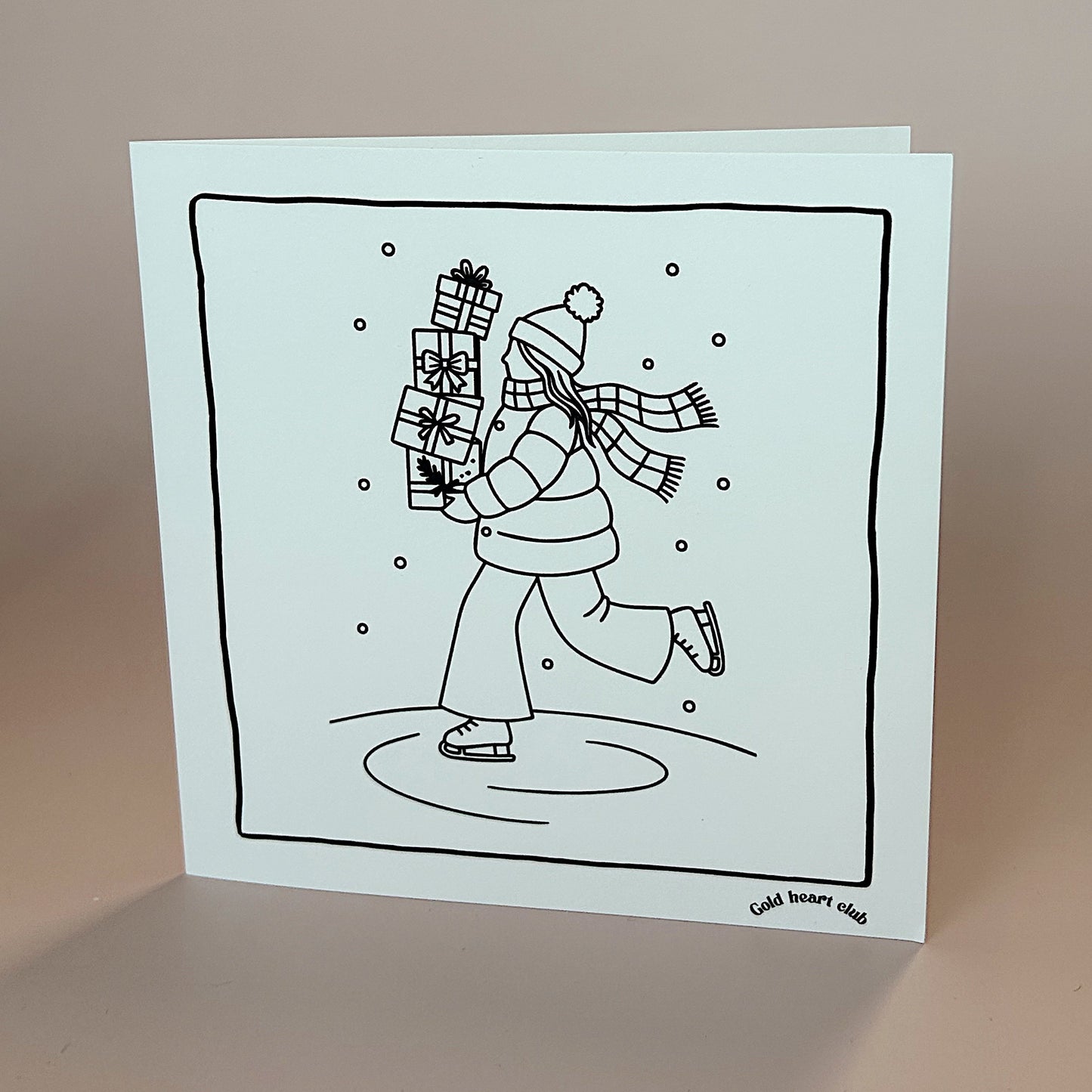 Cartes de souhaits à colorier - (plusieurs design)