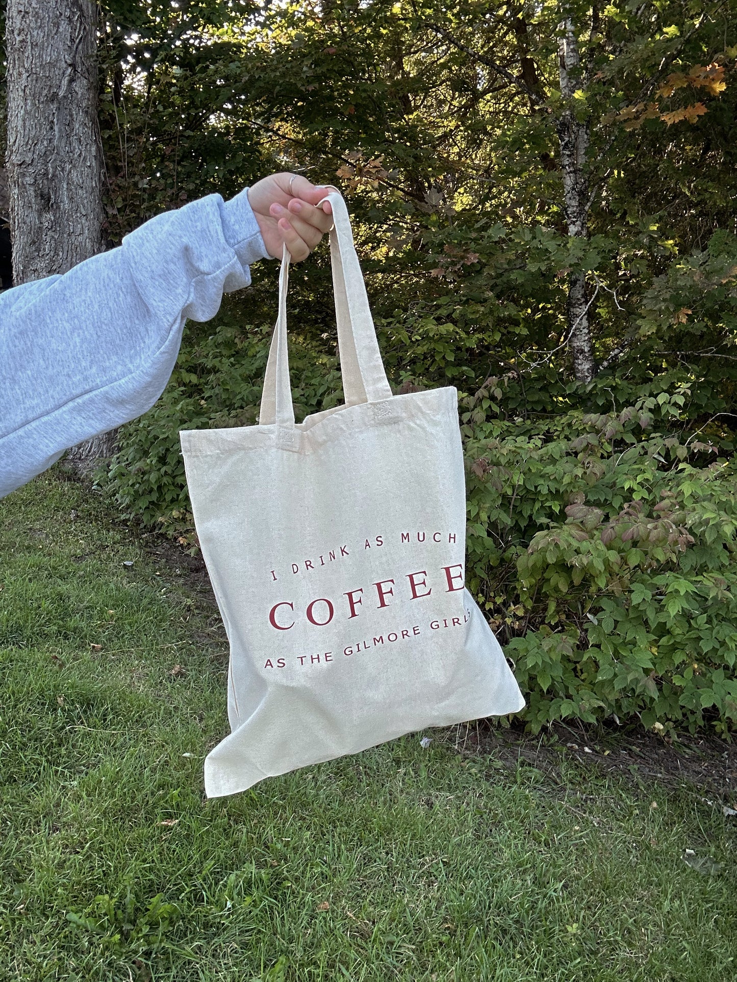 Tote bag tissu beige Gilmore Girls